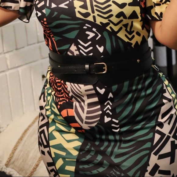 Tribal Print Mini Dress - Picture 2 of 10